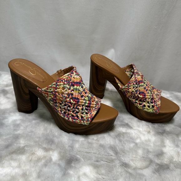 Jessica Simpson Multicolor Platform Sandals - Picture 2 of 5